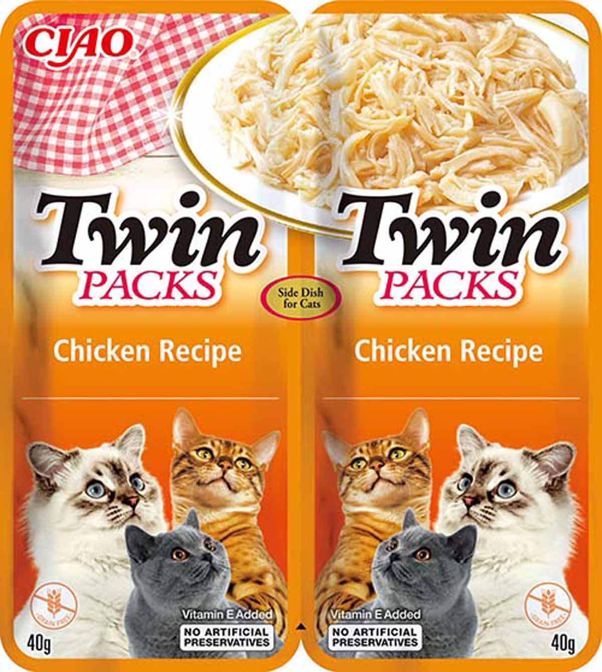 Twin Packs Chicken In Chicken Broth 2 x 40 g