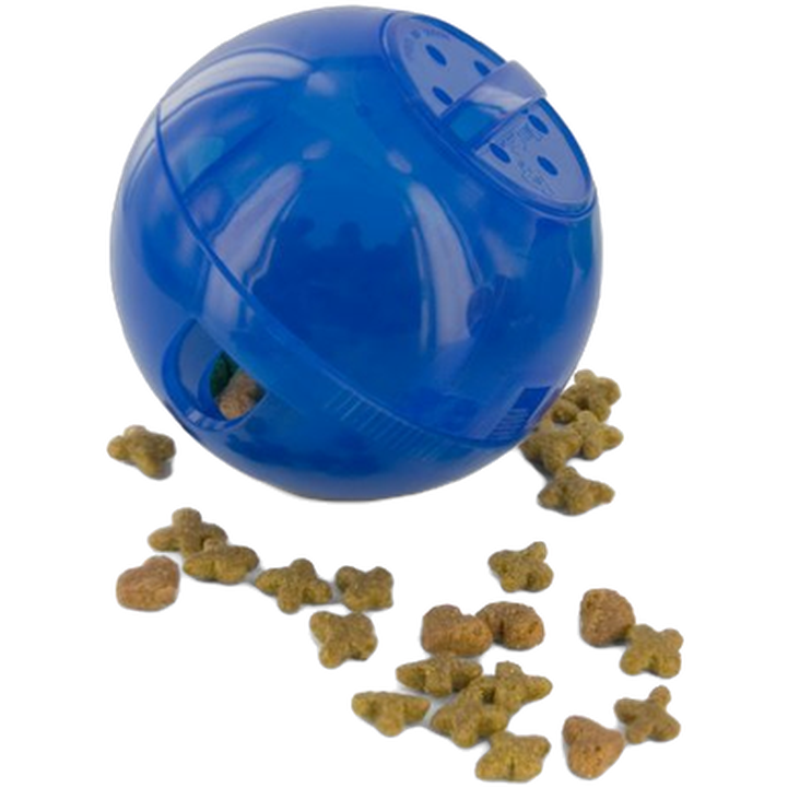 Petsafe - SlimCat Interactive Feeder Ball for Cats Blå - Katt - Matplats & Vattenfontäner för katt - ZOO.se