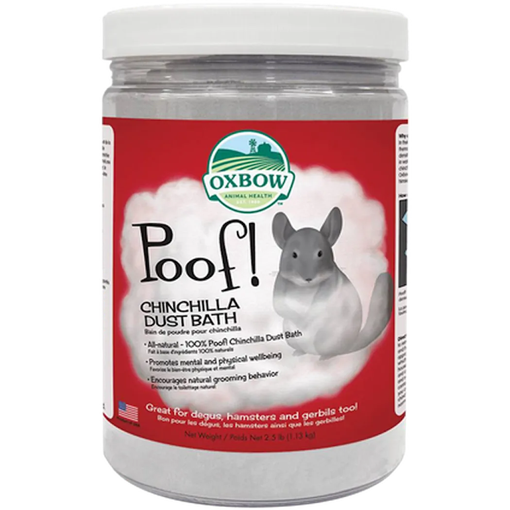 Oxbow Oxbow Poof! Chinchilla Dust Bath Gray 1,13 kg