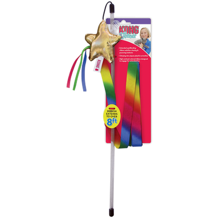 Kong - Cat Stellar Teaser Rainbow 304 cm (46cm Spö) - Katt - Kattleksaker - ZOO.se