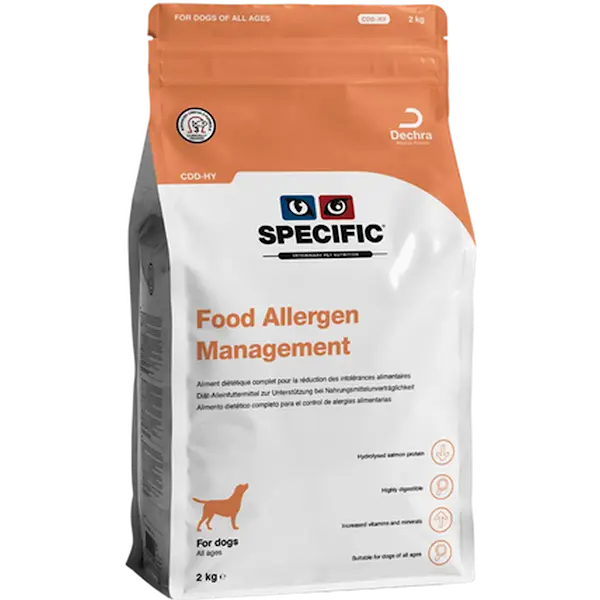Dogs CDD-HY Food Allergen Management  ​