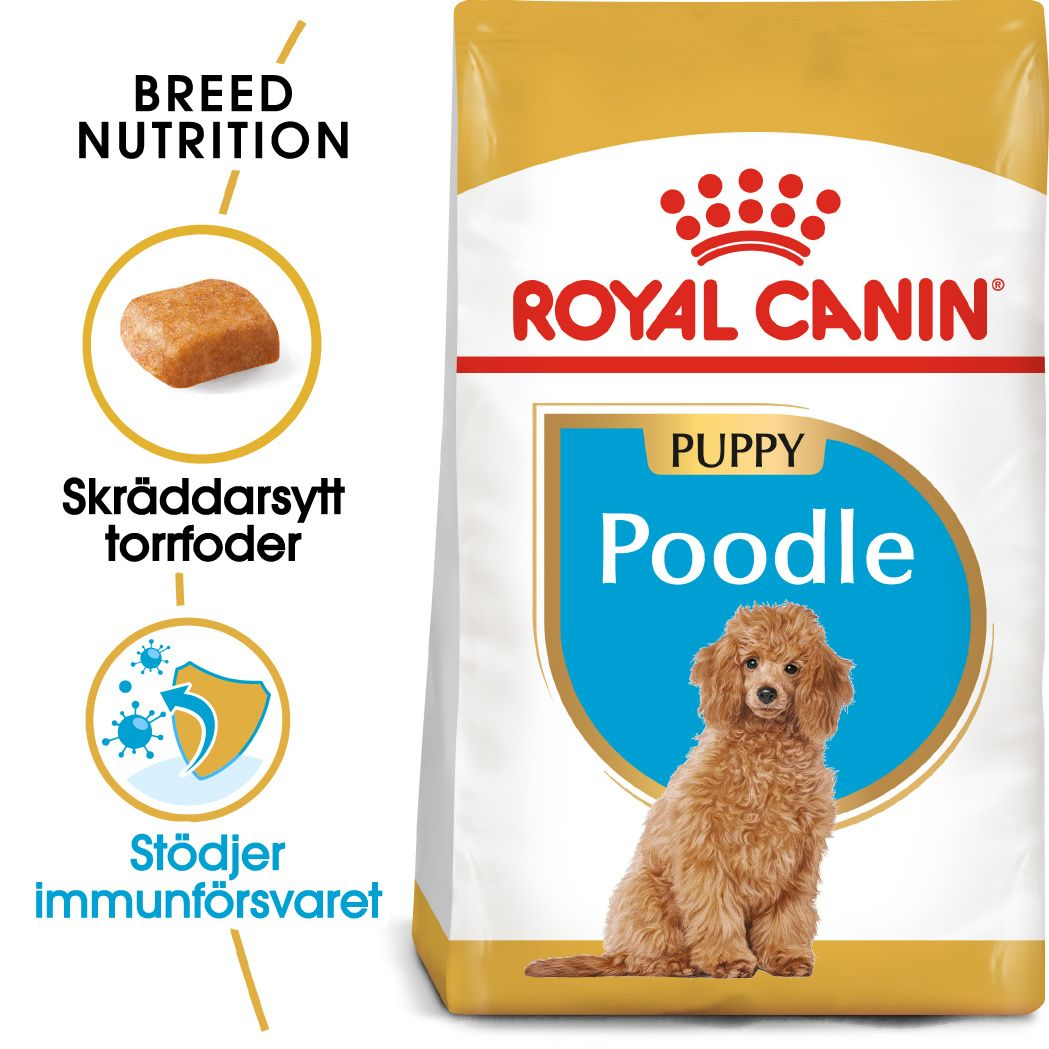 Poodle Puppy Torrfoder för hundvalp 3 kg