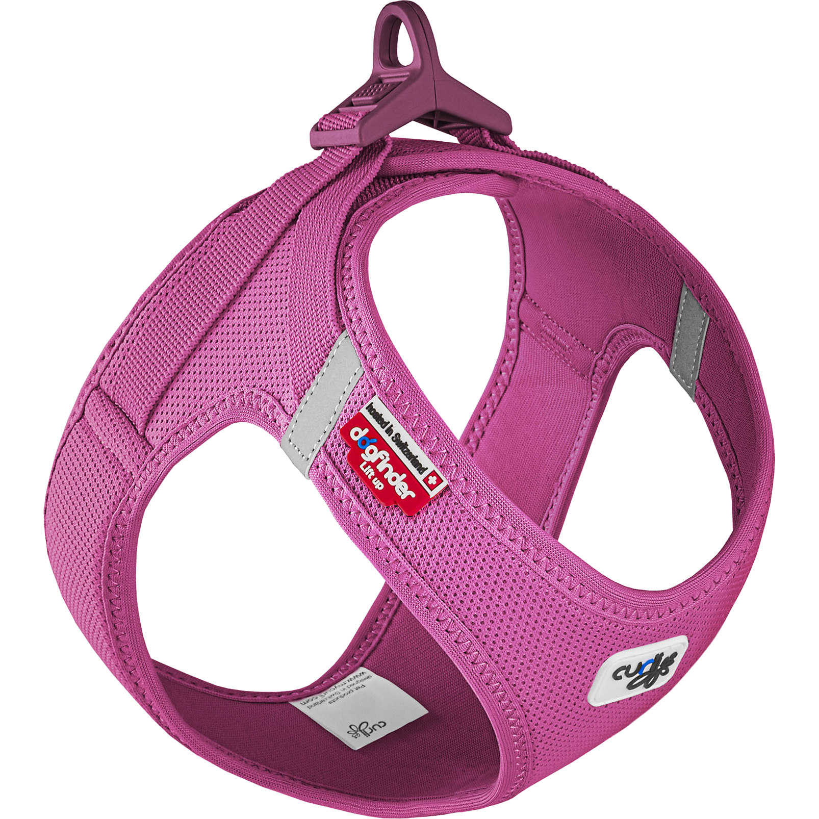 Curli - Vest Harness Clasp Air-Mesh - Step i fuchsia XXX-Small - Hund - Halsbånd - ZOO.no