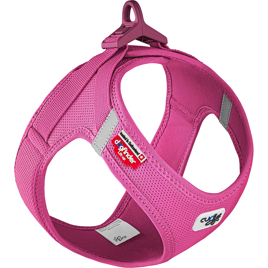 Curli Vest Harness Clasp Air-Mesh - Step in - Pink