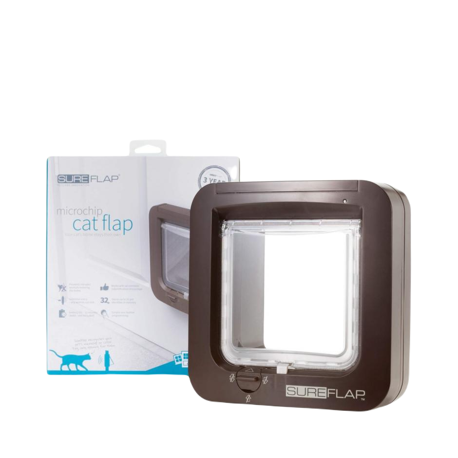 SureFlap kattlucka med microchip som passar alla k