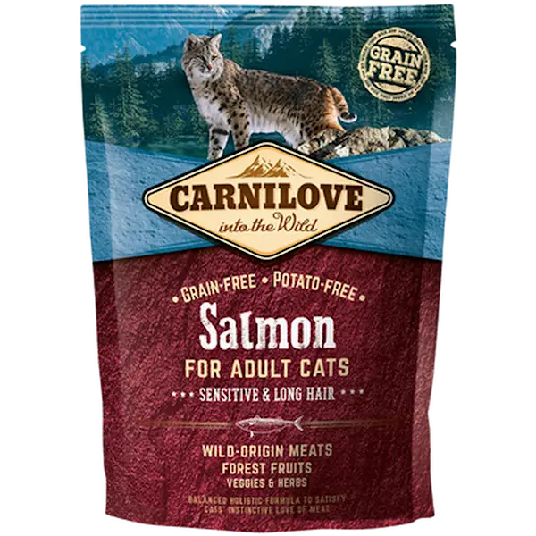 Cat Salmon Sensitive & Long Hair