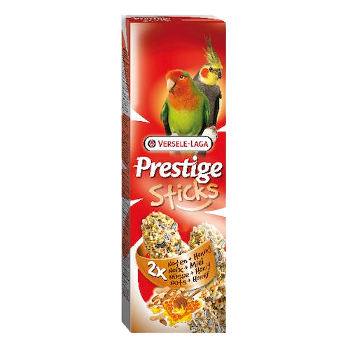 Versele-Laga - Prestige Sticks Big Nuts & Honey 140 g - Fågel - Fågelgodis & Kräcker - ZOO.se
