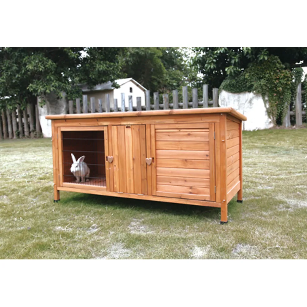 Sunnypet - Träbur Ferie med ben 159,5 x 67 x 82,5 cm - Smådjur - Smådjur - ZOO.se