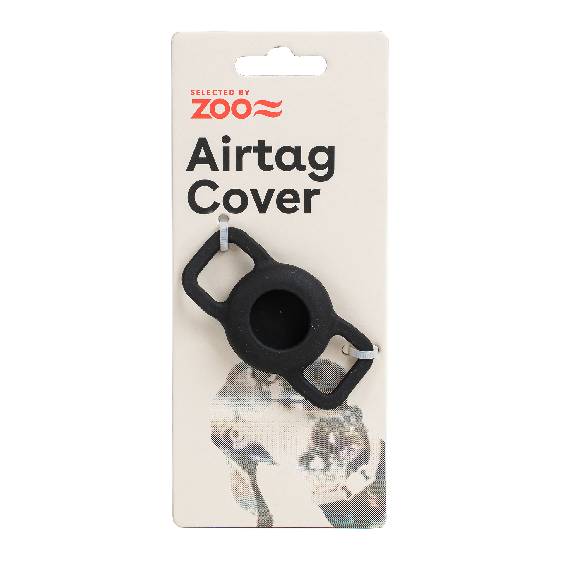 Selected by ZOO - Airtag skal, 25mm, Svart - Hund - Hund - Halsband - ZOO.se