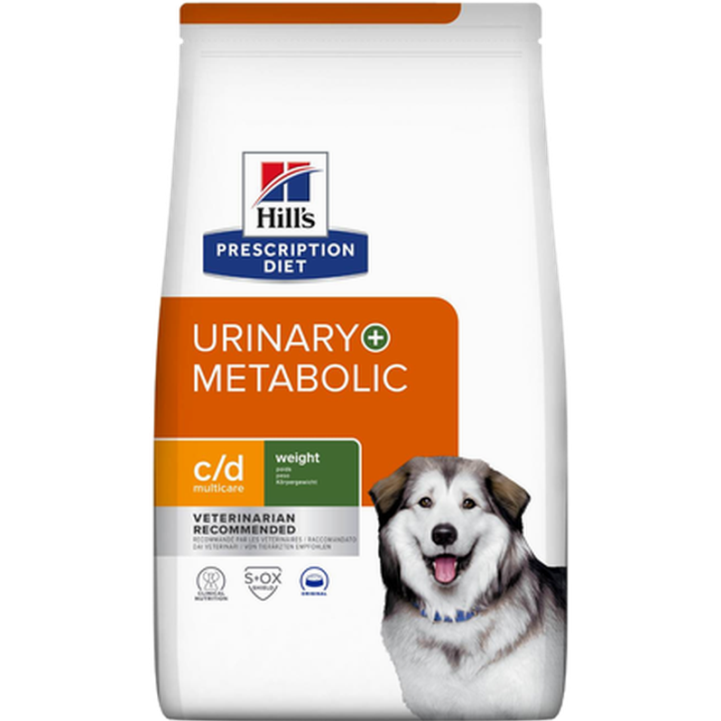Hill's Prescription Diet Dog - Adult c/d Multicare & Metabolic Dry Dog Food 12 kg - Hund - ZOO.se