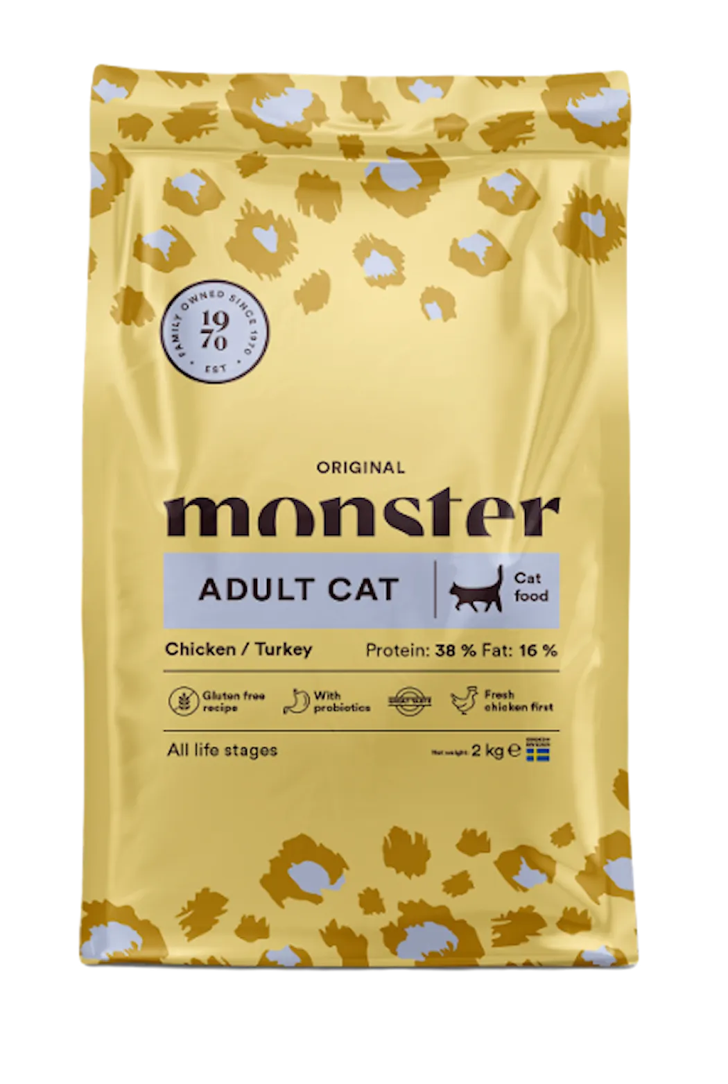 Monster Pet Food Cat Original Adult Aikuisten kana/kalkkuna 10kg