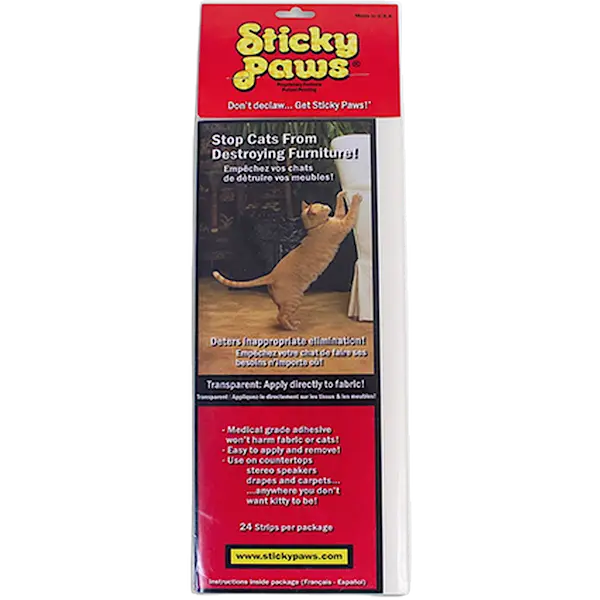 Sticky Paws Strips - Antiklösstrips för Katt