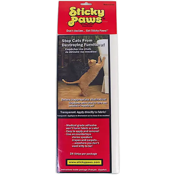 Sticky Paws Strips 2 - Antiklösstrips för Katt