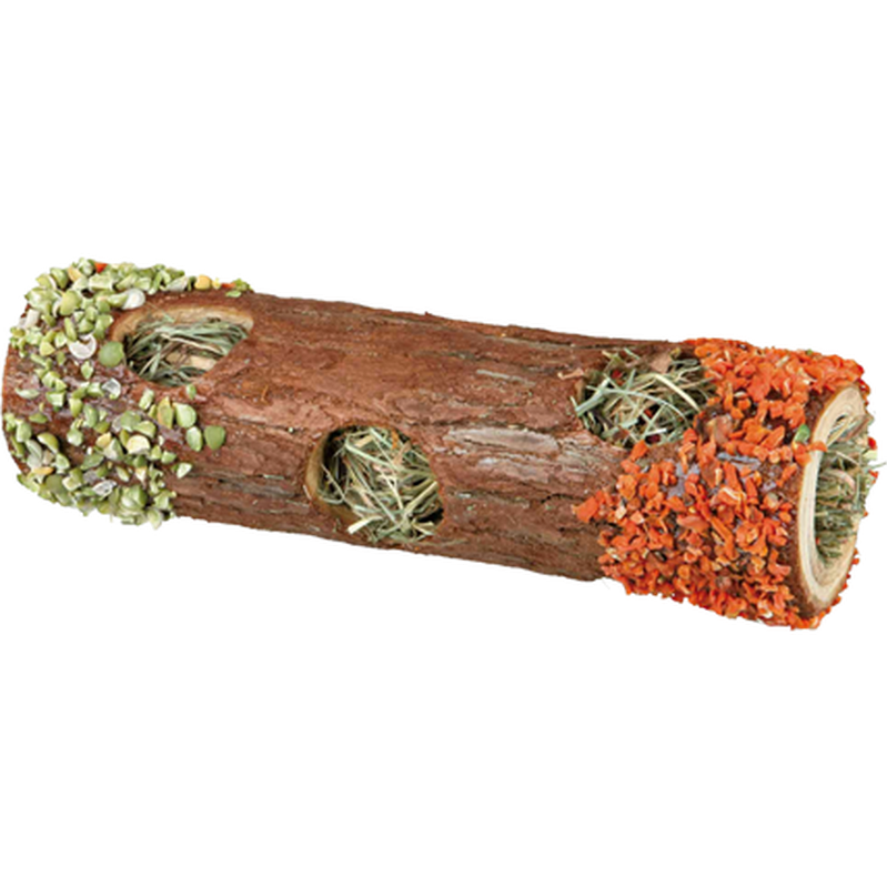 Trixie - Pure Nature Tube Tunnel with Hay Brown 30 cm Ø 9 cm - Smådjur - ZOO.se
