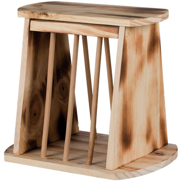 Trixie Free-Standing Hay Manger Flamed Brown 25 x 22 x 18cm