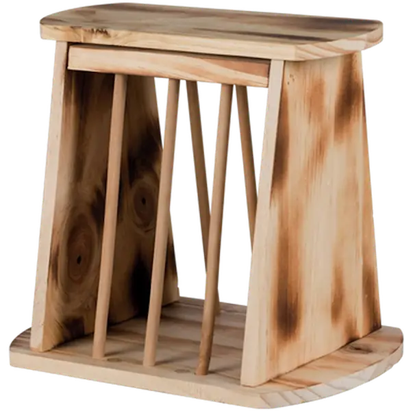 Free-Standing Hay Manger Flamed