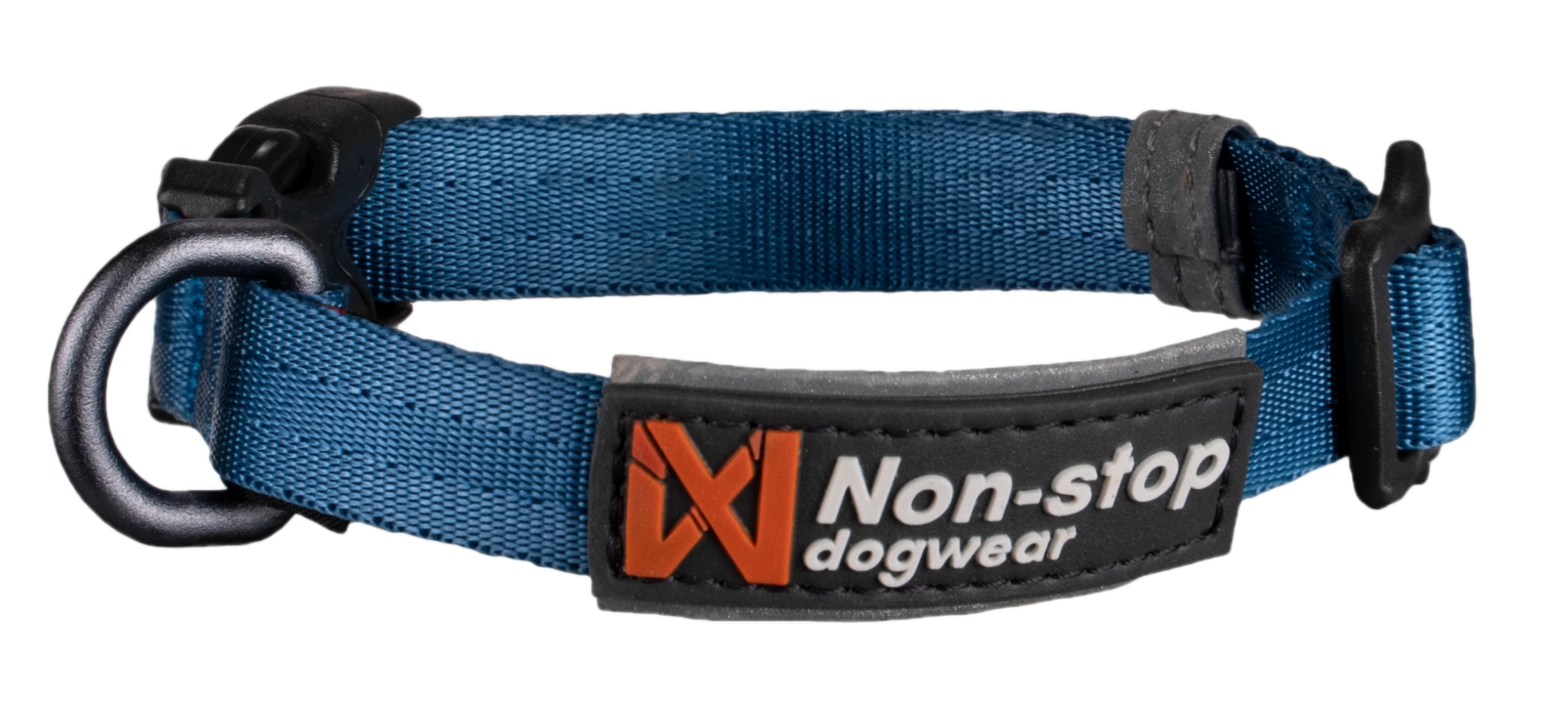 Non-Stop Dogwear - Tumble Collar Blå X-Small - Hund - Halsbånd - ZOO.no