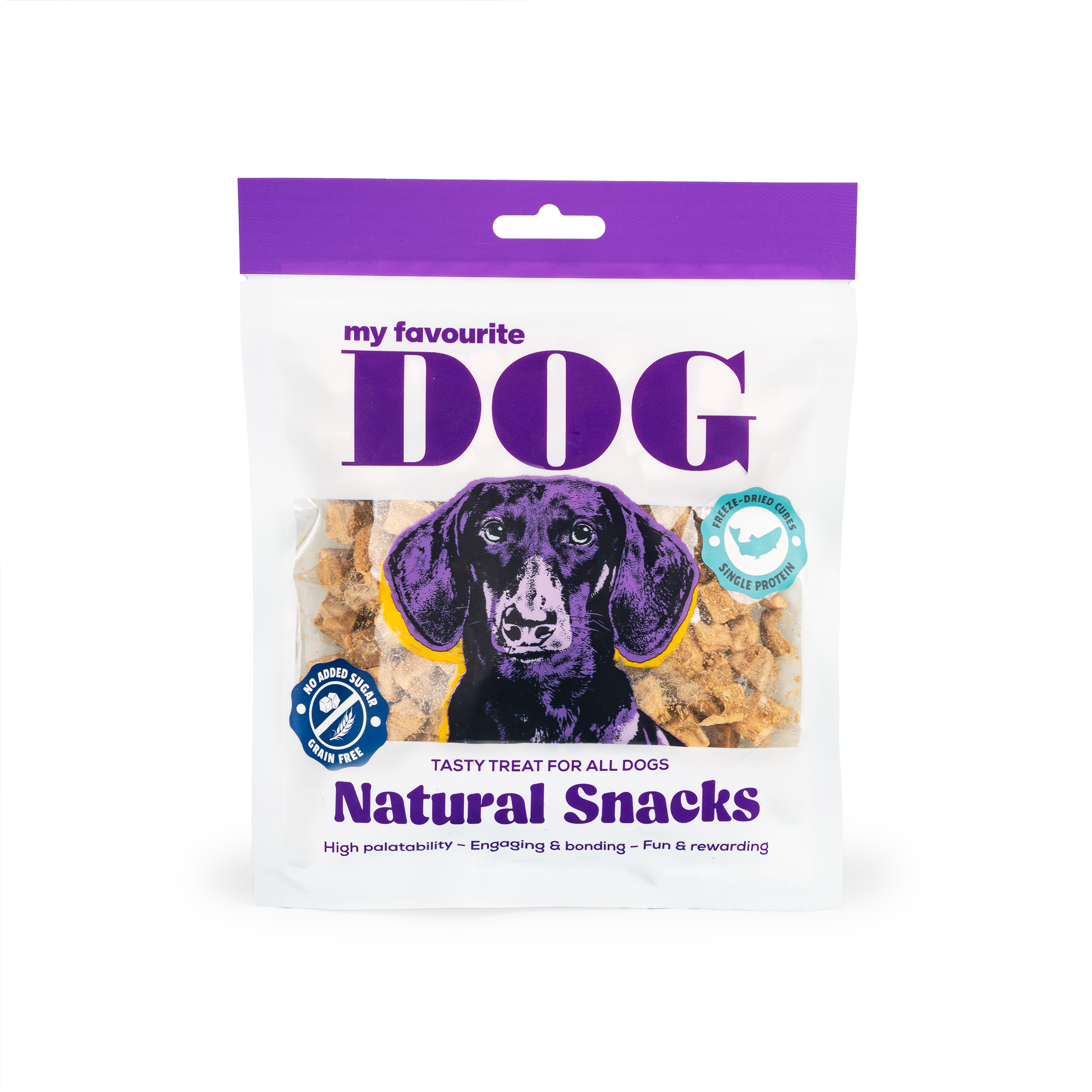 My favourite DOG - Freeze-dried Salmon Dog Cubes 50 g - Hund - Hundgodis - ZOO.se