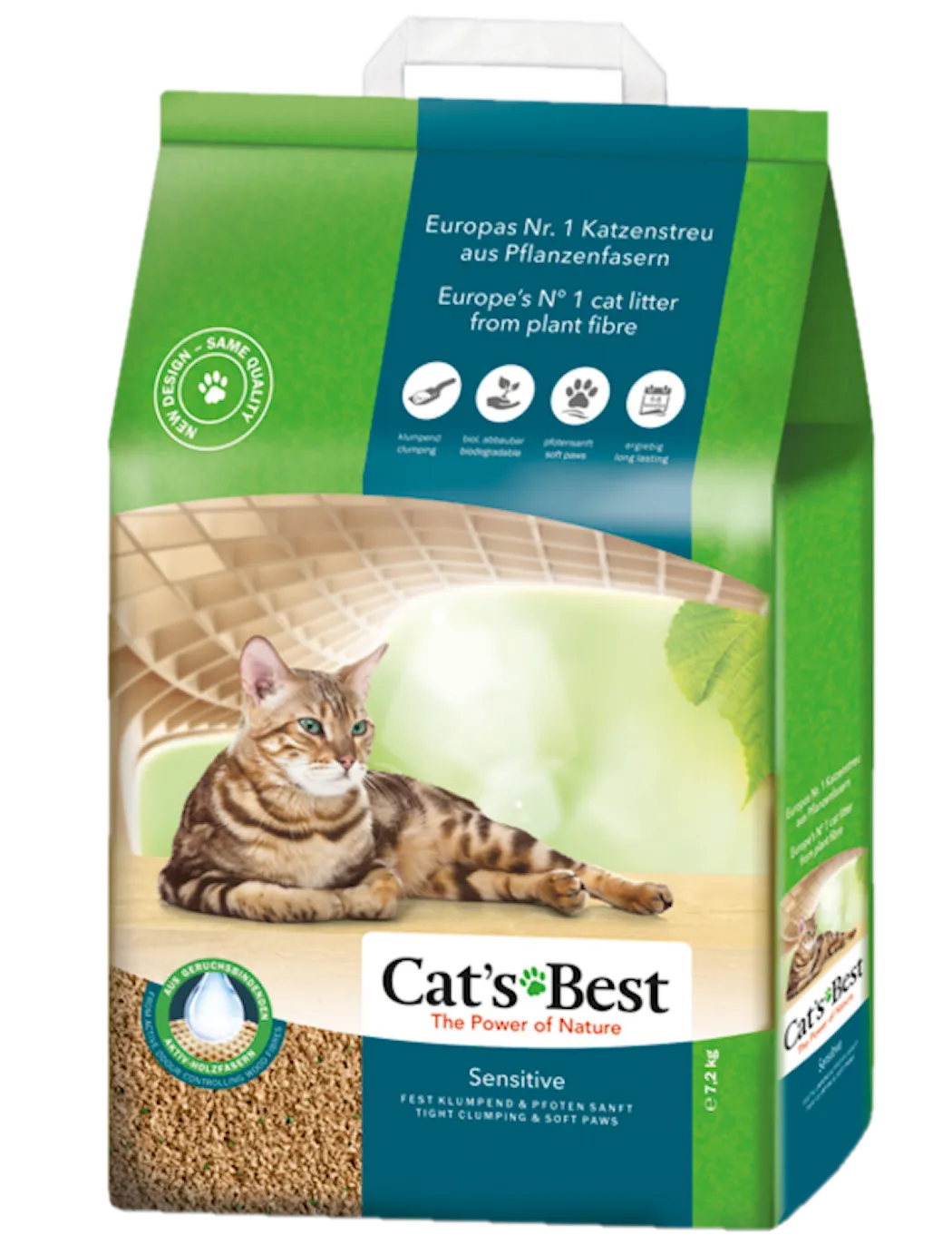 Cat's Best Sensitive 20 L/7,2 kg Klumpedannende