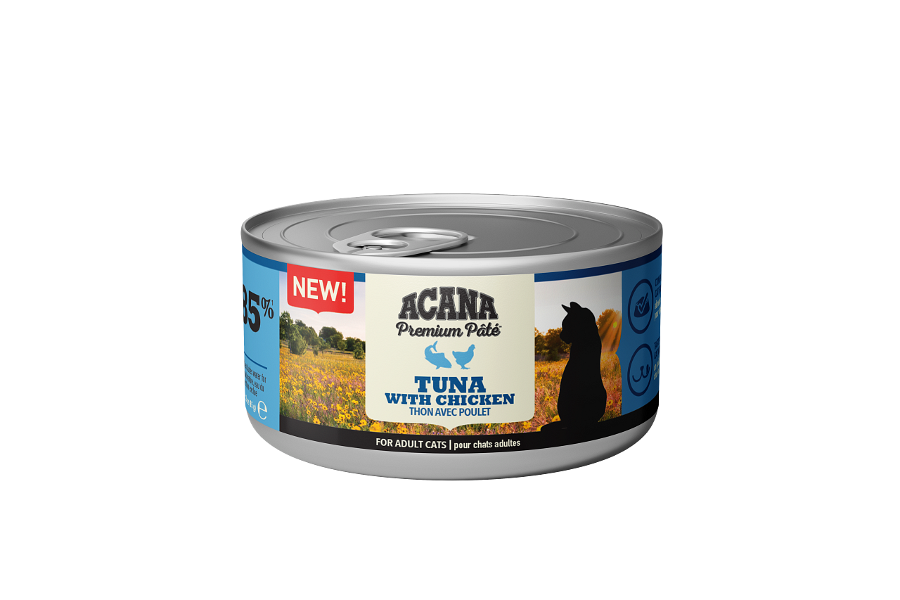 Acana - Cat Premium Paté Tunfisk/Kylling 85 g - Katt - Kattefôr & kattemat - Våtfôr og våtmat - ZOO.no