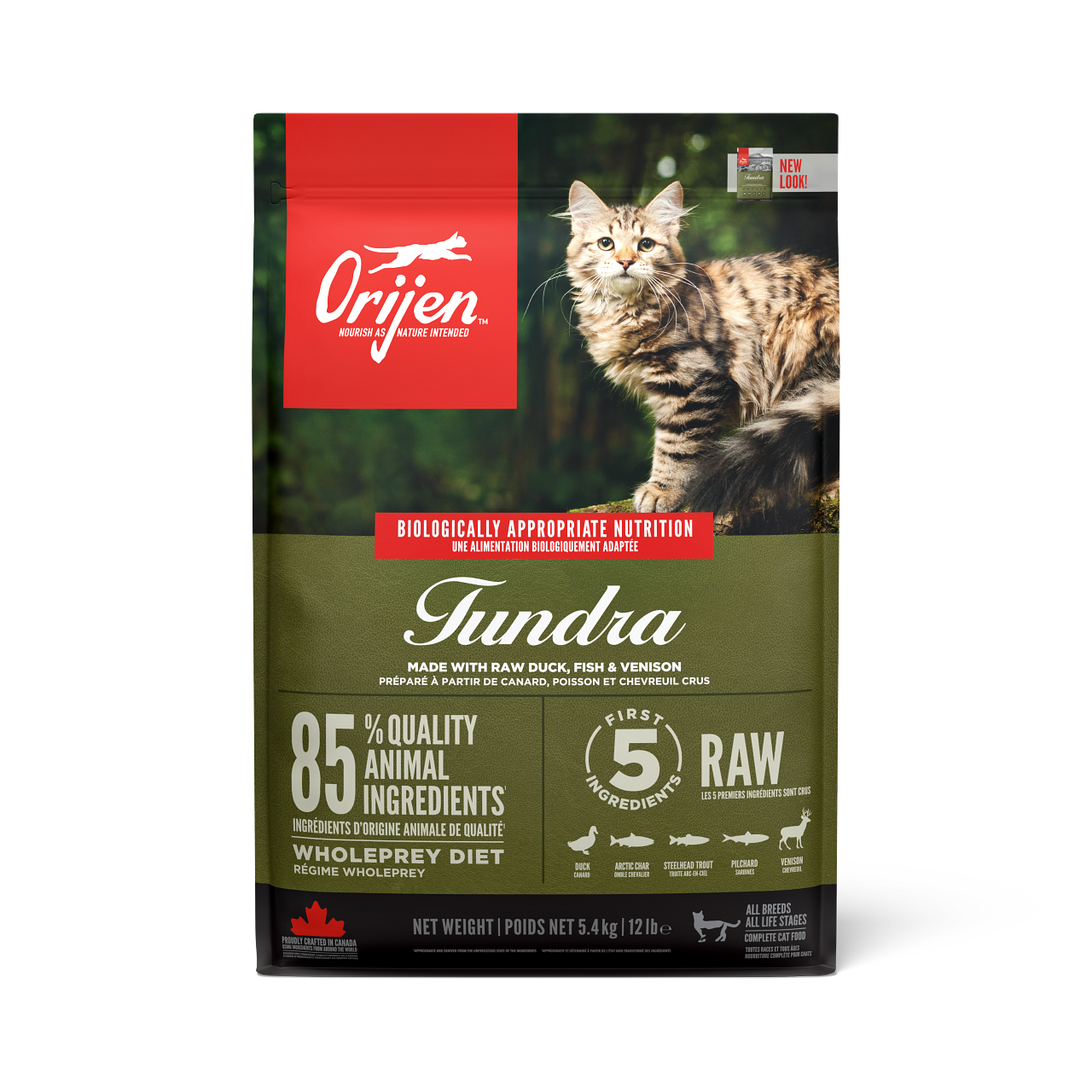 Orijen - Cat Tundra Grain Free - Dry Cat Food 5,4 kg - Katt - Kattfoder & kattmat - ZOO.se
