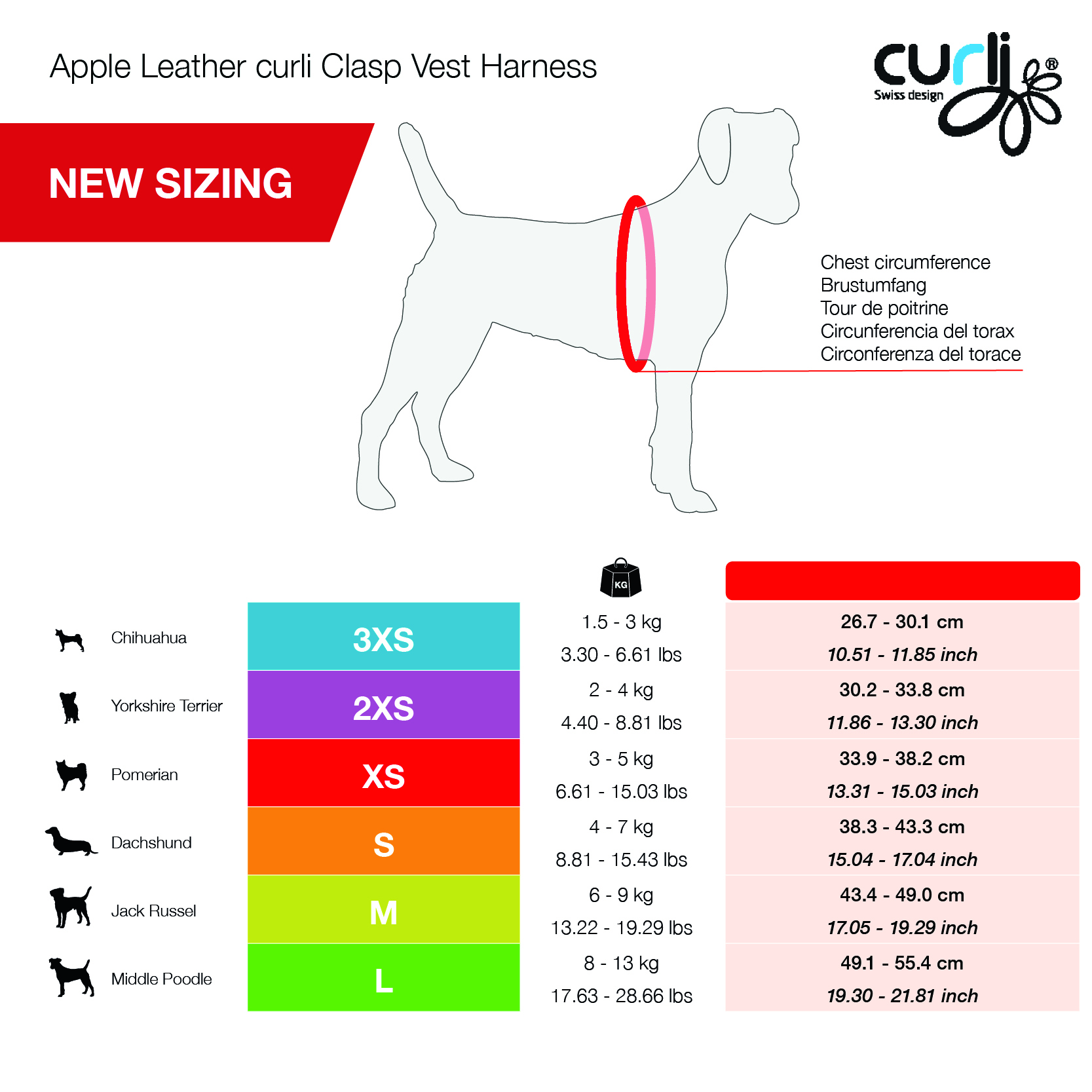 Size_Chart_Apple_Leather_curli_Clasp_Vest_Harness.