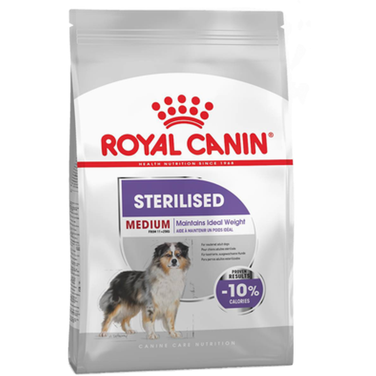 Størrelse Medium Sterilisert 3 kg - Hund - Hundefôr & hundemat - Tørrfôr for hund - Royal Canin Veterinary Diets Dog