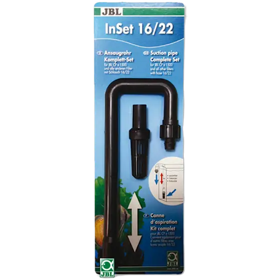 InSet Suction Pipe Complete Set 12/16mm CPe 700/1-900 Black 1 st