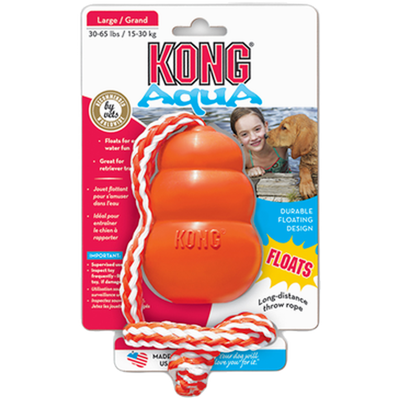 Aqua Cool with Rope Dog Toy