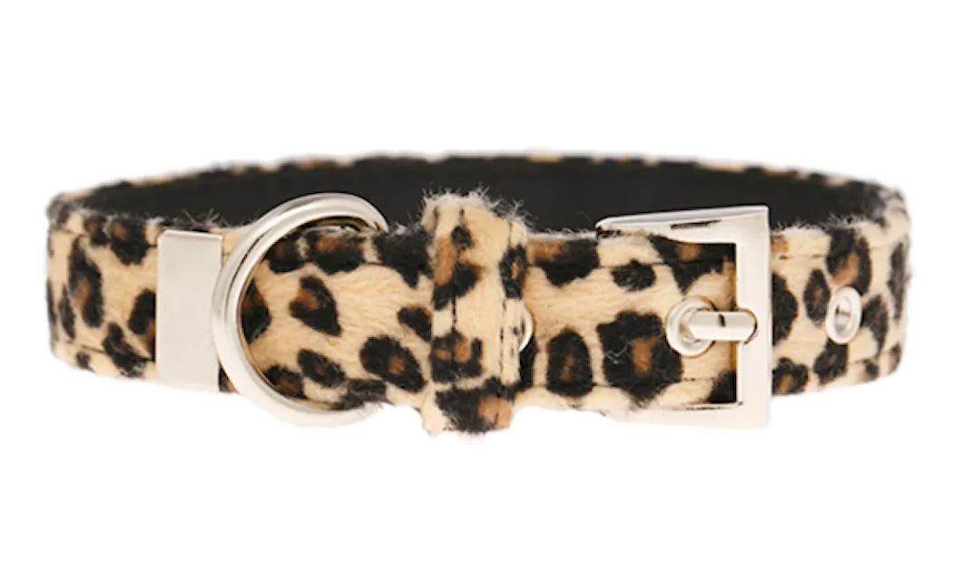 Urban Pup Hundhalsband Leopard Brun