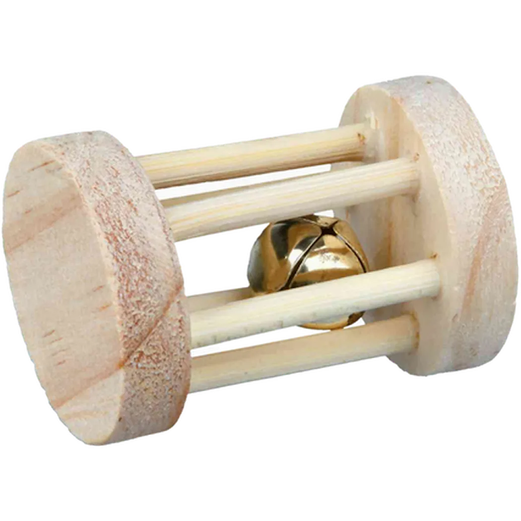 Wooden Playing Roll with Bell 5 cm