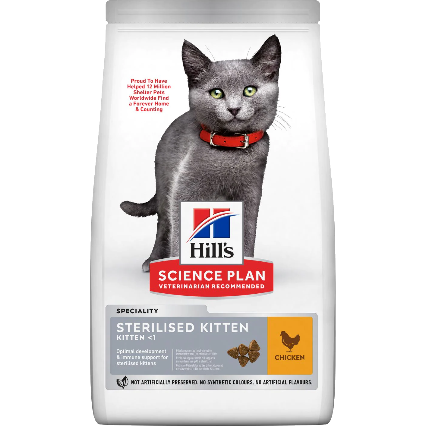 Hills Science Plan - Sterilised Kitten Chicken 1,5 kg - Katt - Kattefôr & kattemat - Tørrfôr for katt - ZOO.no