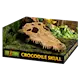 Exoterra Crocodile Skull - Secure Hiding Place Beige 22 cm