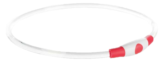 Trixie Blitslysring USB Rød L-XL: 65 cm/ø 8 mm