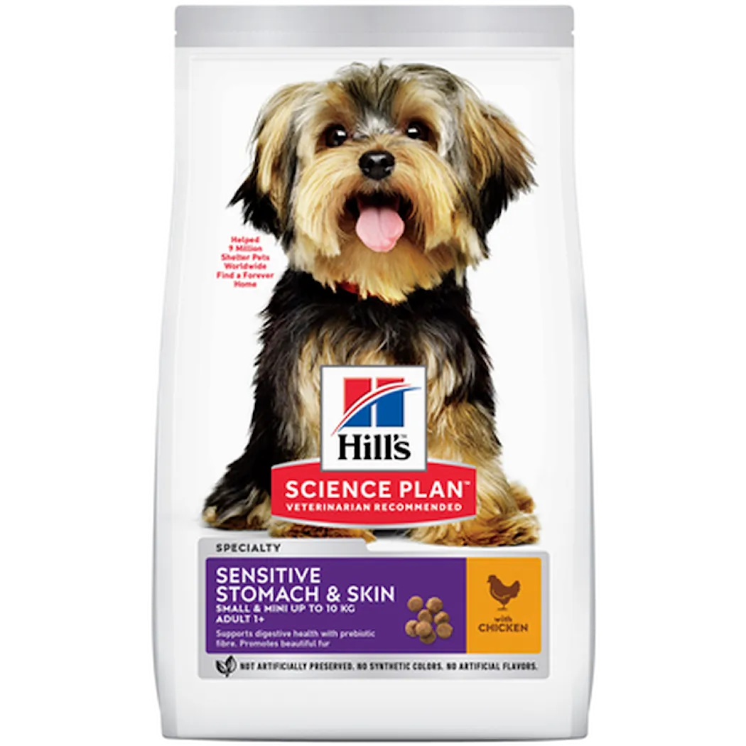 Hills Science Plan Adult Stomach & Skin Small & Miniature Chicken - Dry Dog Food
