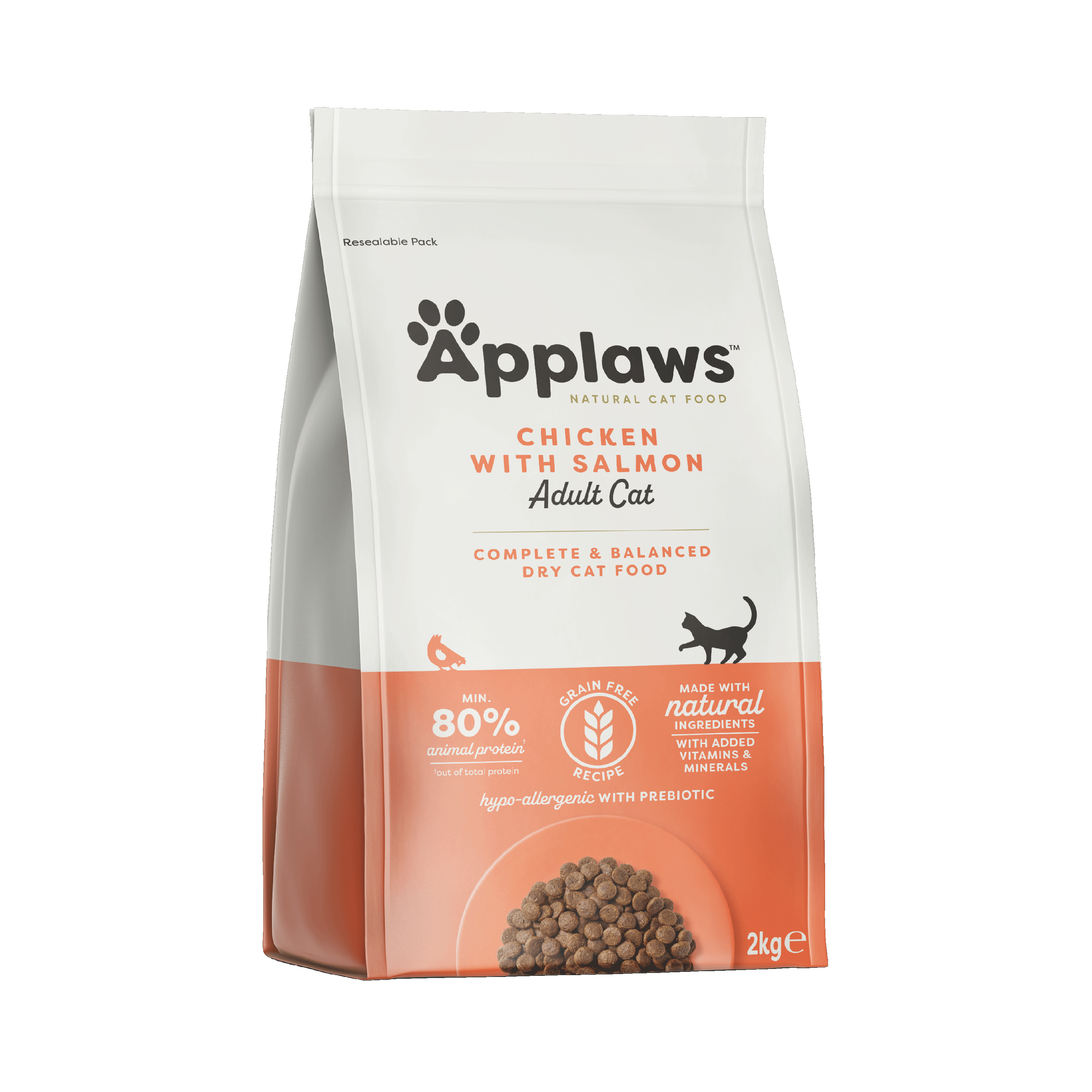 Applaws - Adult Chicken & Salmon 2 kg - Katt - Kattfoder & kattmat - Torrfoder till katt - ZOO.se
