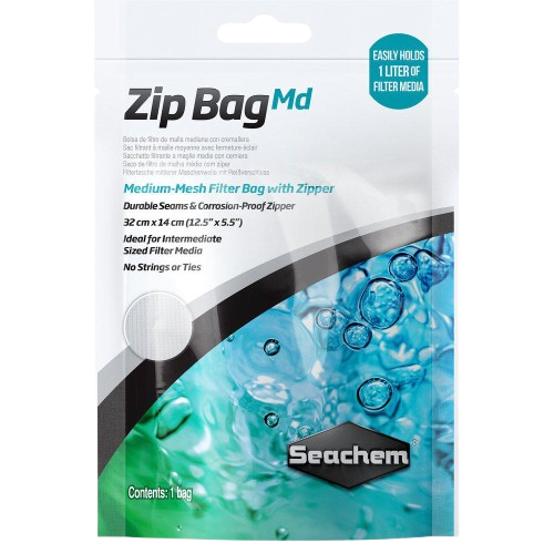 Seachem - Zip Bag Medium Mesh 32 x 14 cm - Akvaristik - Vattenpreparat för akvarium - ZOO.se