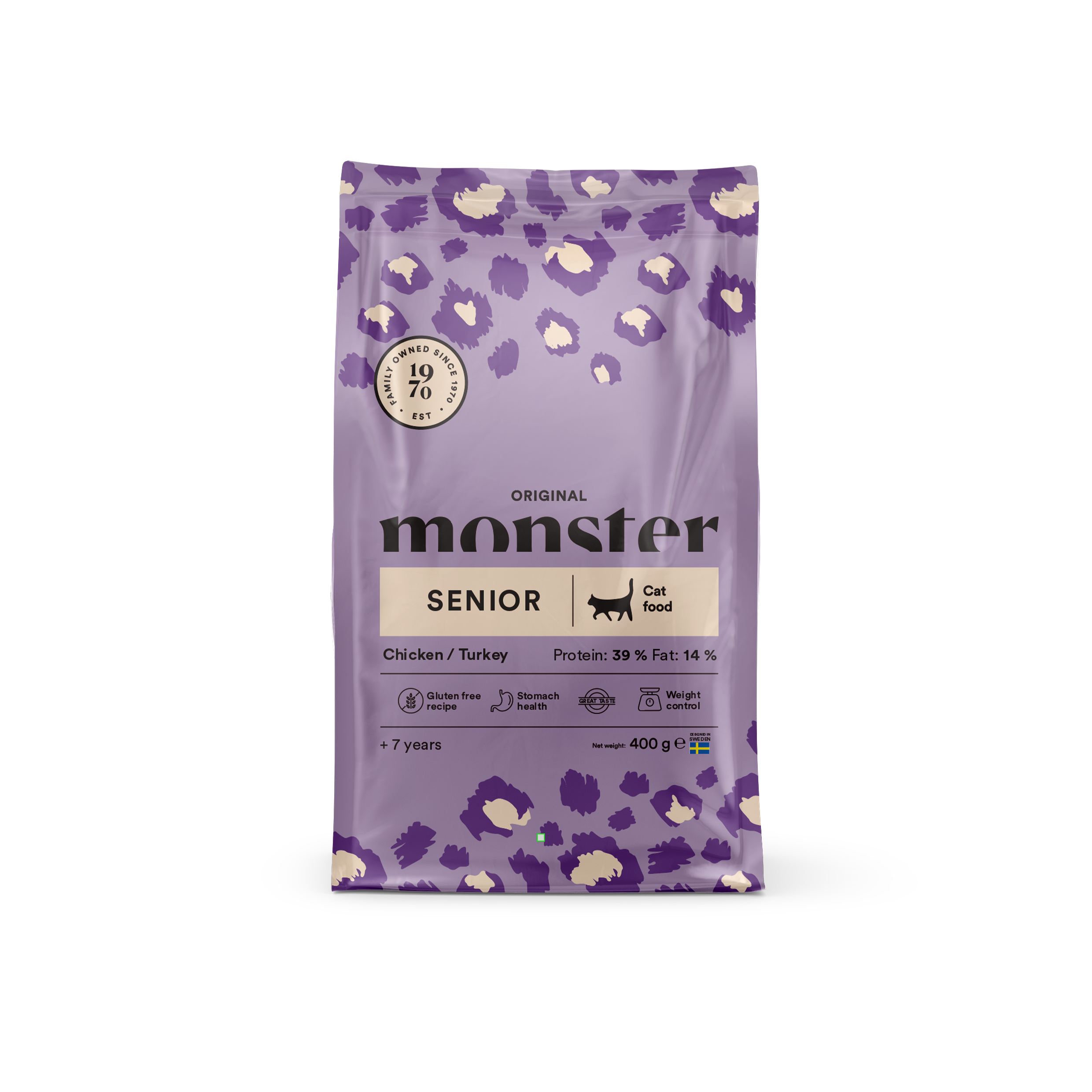 Monster Pet Food - Cat Original Senior Chicken/Turkey 2 kg - Katt - Kattfoder & kattmat - ZOO.se
