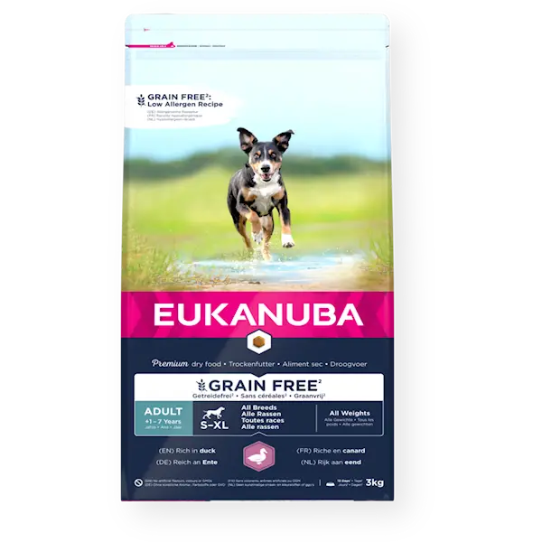 Eukanuba Dog Grain Free Adult Duck 3 kg