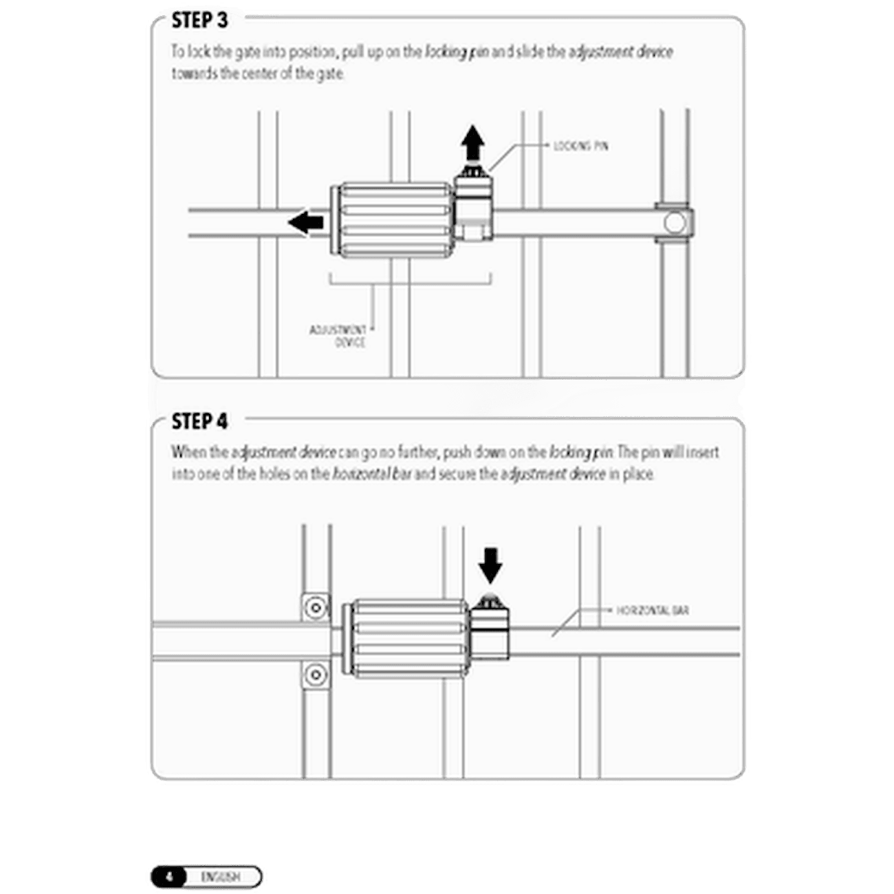 Pet Gate Big Tuffy Expandable With Small Pet Door, L 66107 cm x K 81
