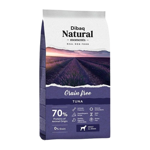 DIBAQ - Natural Moments Grain Free Tuna 12kg - Hund - Hundefôr & hundemat - Tørrfôr for hund - ZOO.no