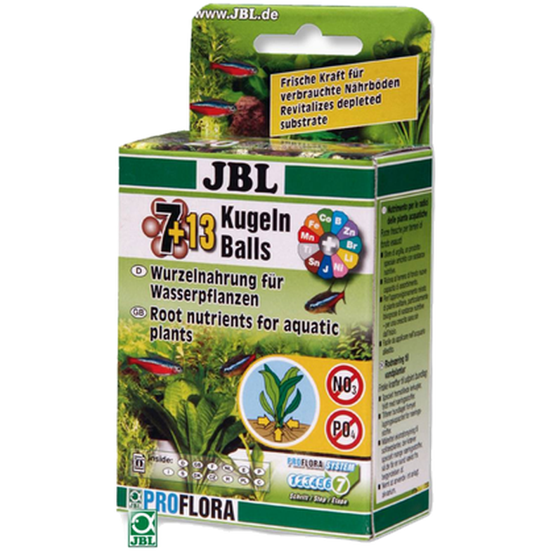 JBL ProFlora 7+13 Balls Root Fertiliser Green 20-kpl Pakkaus