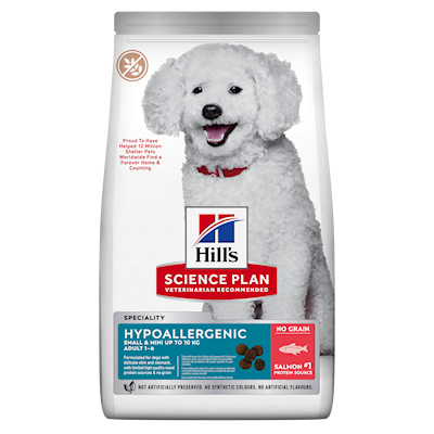 Preview of Hills Science Plan Hypoallergenic Adult Small & Mini hundfoder med lax 6 kg