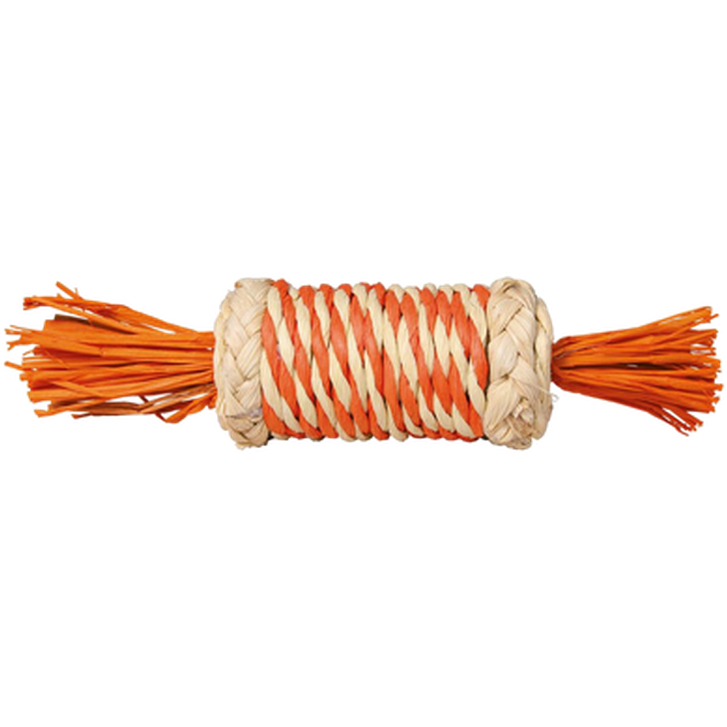 Trixie - Toy Roll Wrapped in Paper Yarn Mix 18 cm - Smådjur - Leksaker & Aktivering för smådjur - ZOO.se