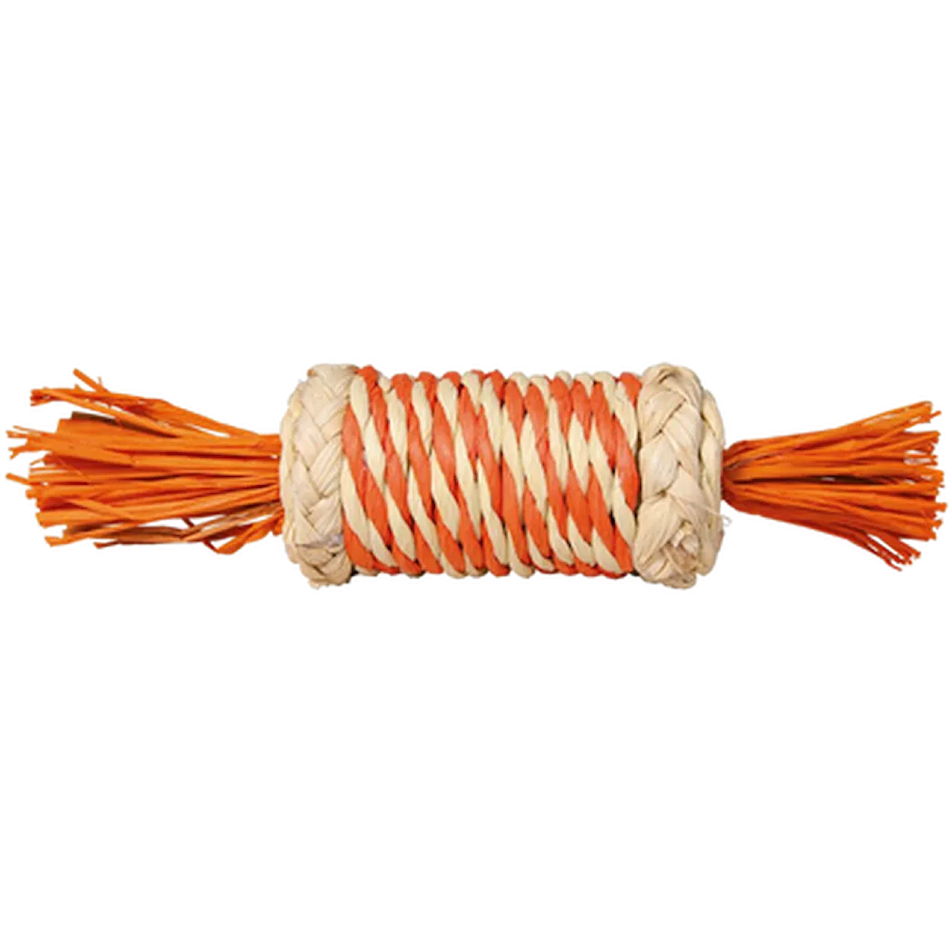 Trixie Toy Roll Wrapped in Paper Yarn Mix 18 cm