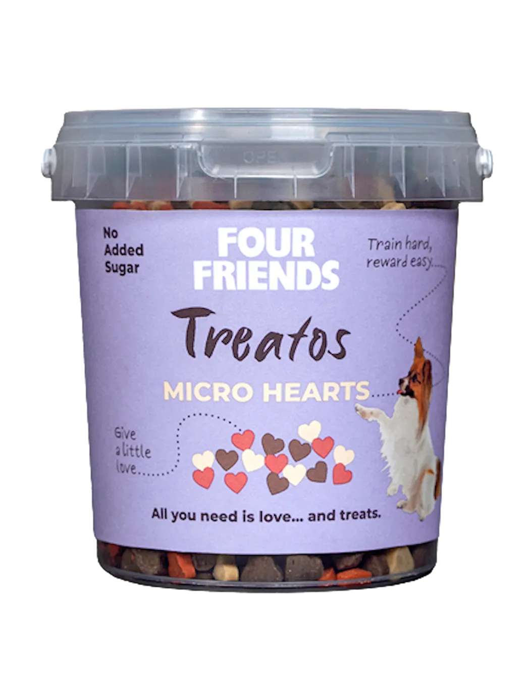Dog Treatos Micro Hearts 500 g