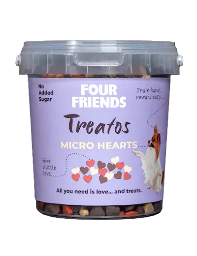 Dog Treatos Micro Hearts