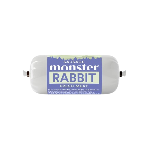 Monster Pet Food - Dog Sausage Rabbit 200 g - Hund - Hundmat & hundfoder - Våtmat & Våtfoder för hund - ZOO.se