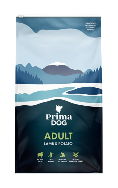 Prima Dog - Adult All Breed Lamb & Potato 10 kg - Hund - Hundmat & hundfoder - ZOO.se