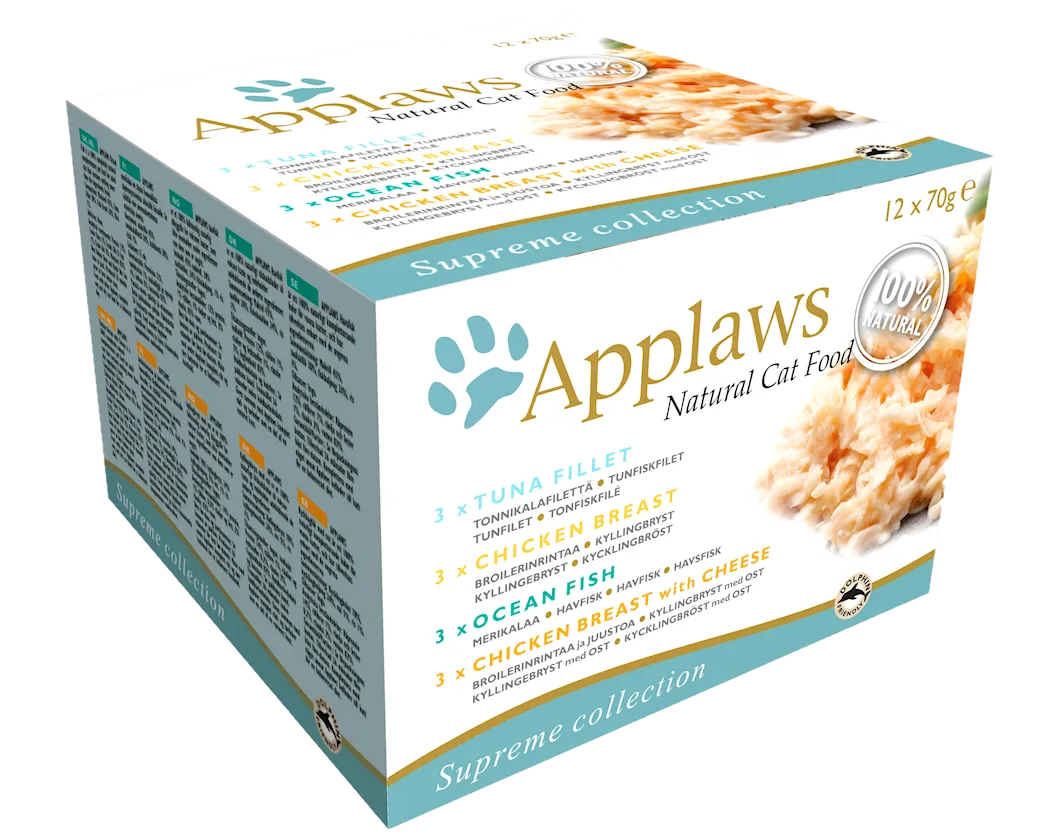 Applaws Cat Tins Supreme Collection-forpakning 12x70 g
